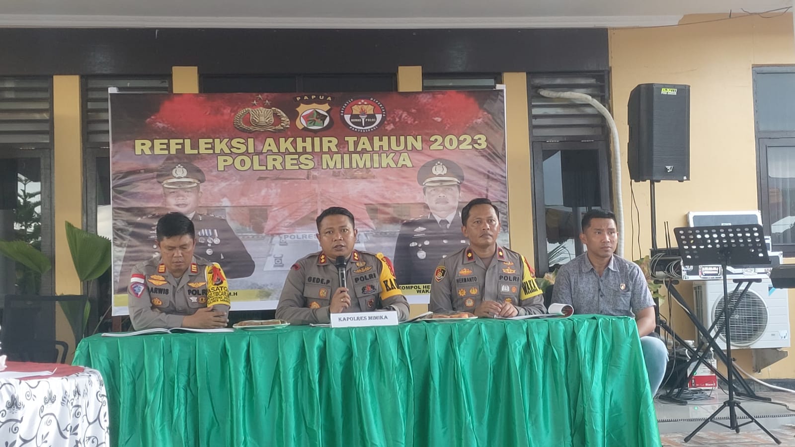 Jumlah Tindak Kejahatan Di Mimika Selama 2023 Menurun Dibandingkan Tahun 2022