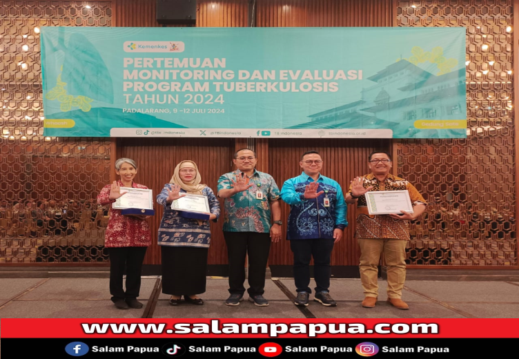 Dinkes PPT Terima Penghargaan Terbaik Pertama Pelaksanaan Program TBC