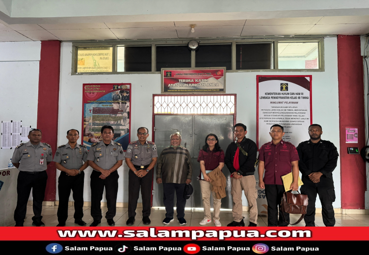Mantan Bupati Eltinus Omaleng Jalani Sisa Tahanan 3 Bulan 25 Hari Di Lapas Timika