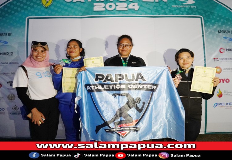 Elizabeth Martha Putri Baminggen sukses meraih medali emas dalam nomor Tolak Peluru Senior Putri dengan lemparan 13,30 meter detik (salampapua.com/Foto Corp.Comm PTFI)