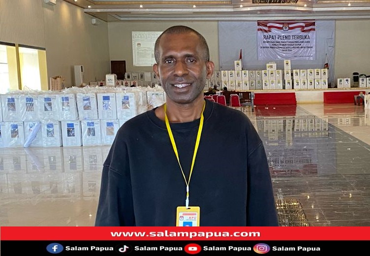 Pleno Rekapitulasi Suara Di Distrik Wania Mimika Masuk Ke Perhitungan Suara Caleg DPR RI
