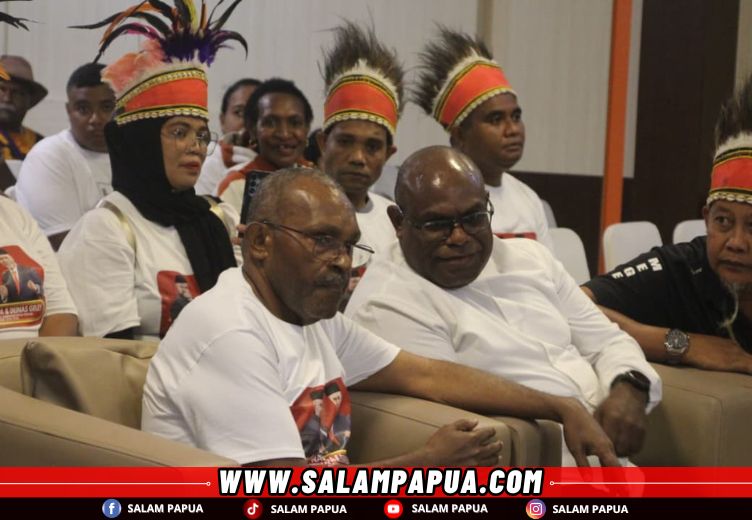 Temui Relawan MEGE Di Timika, Gubernur Meki Nawipa: Tetap Solid Dan Saling Mendukung
