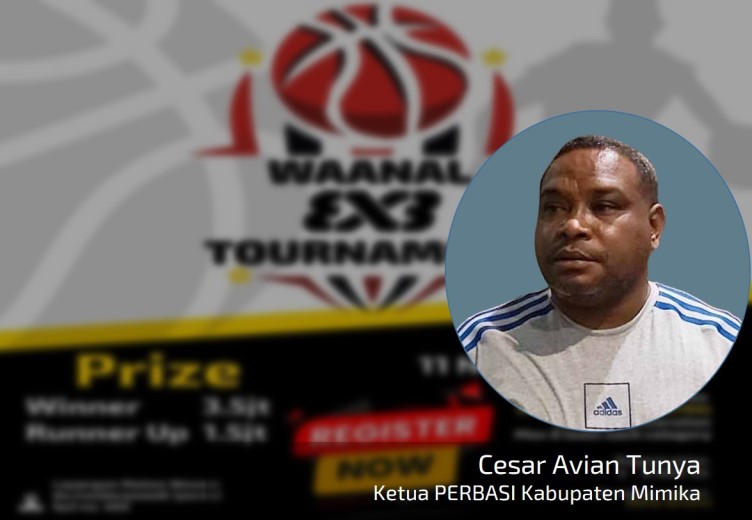 Ketua PERBASI Mimika Apresiasi Turnamen 3x3 Basket Yang Digelar Waanal Coffee & Waanal Service Station
