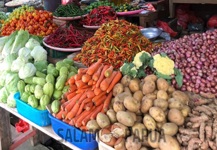 Menjelang Natal 2023, Harga Cabai Di Pasar Sentral Timika Tembus Rp 150 Ribu Perkilogram