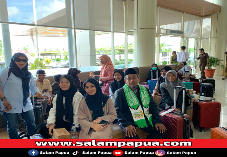 Kafilah Merauke Tekad Juara Umum, Apresiasi Penjemputan Dari Panpel MTQ XXX