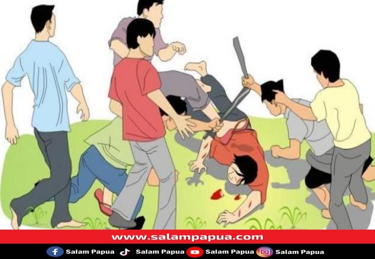Mabuk Miras, Belasan Pemuda Di Poumako Keroyok Seorang Warga Hingga Babak Belur