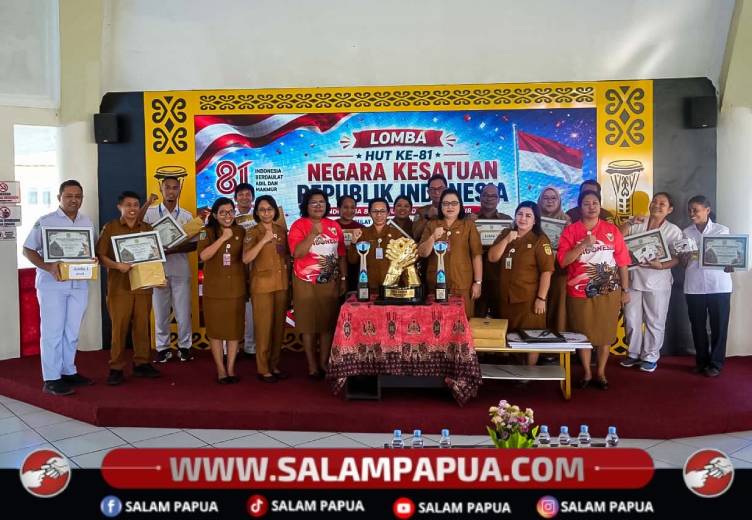 Tutup Semarak HUT RI Ke-81, Direktur RSUD Mimika Apresiasi ASN Dan Pendonor Darah