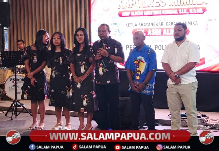 Kapolres Mimika AKBP Alredo Rumbiak Ajak Personel Perkuat Soliditas Lewat Malam Keakraban