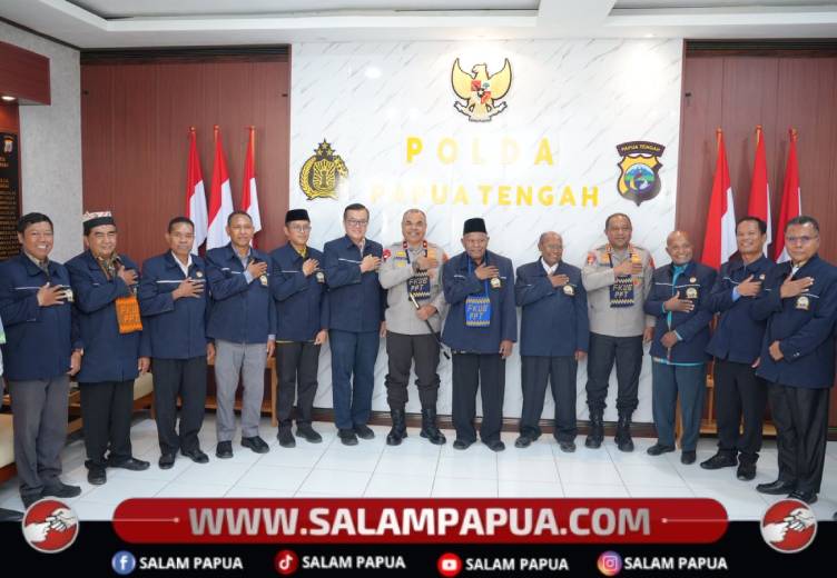 Perkuat Sinergi Jaga Kerukunan Dan Kamtibmas, Polda Papua Tengah Audiensi Dengan FKUB