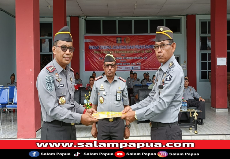 Mansur Yunus Gafur Jabat Kalapas Timika, Perpisahan Tiga Plt Berlangsung Penuh Haru