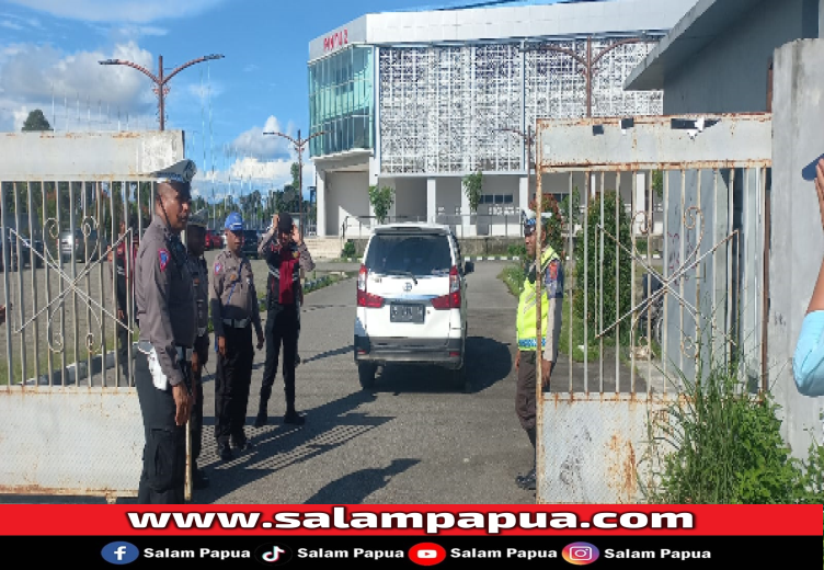 Polres Mimika Siapkan 100 Personel Pengamanan Rapat Pleno Penetapan Kursi DPRD