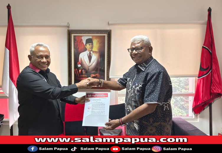 PDI Perjuangan Dukung Johannes Rettob-Emanuel Kemong Di Pilkada Mimika 2024, Total Sementara 9 Kursi Dukungan Partai