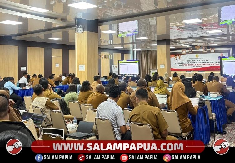 Realisasi Fisik Baru 10 Persen, Bappeda Mimika Dorong OPD Input Semua Pekerjaan Secara Riil Di Simonev