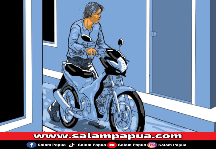 Parkir Di Teras Rumah, Motor Security DPRD Mimika Raib