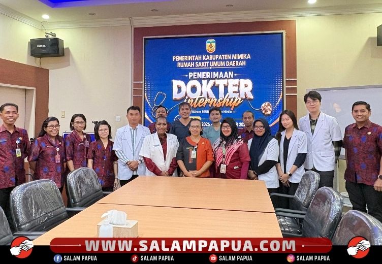 RSUD Mimika Terima 5 Dokter Internship, Direktur Tekankan Komunikasi Efektif