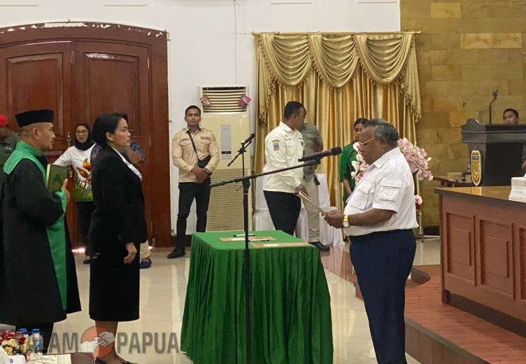 Ida Wahyuni Dilantik Menjadi Pj Sekda Kabupaten Mimika
