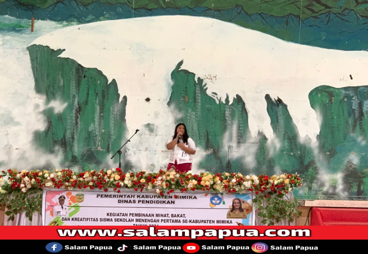 Lomba Porseni SMP Se-Mimika, Solo Putri Kalam Kudus Pertahankan Gelar