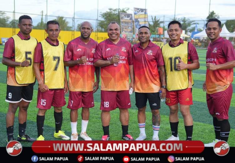 Kapolda Papua Tengah Minta Seluruh Jajaran Fasilitasi Nobar Piala Dunia Untuk Masyarakat