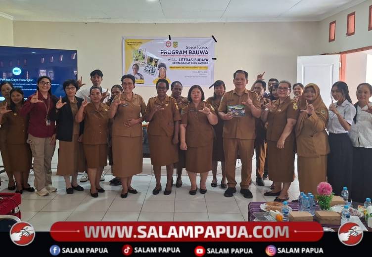 Perkuat Identitas Budaya Papua, SDN Sentra Pendidikan Sosialisasikan Program Bauwa