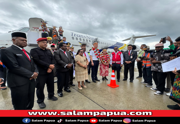 HUT Kemerdekaan RI, Pj Gubernur Ribka Haluk Persembahkan Pesawat Trans Nusa Bagi Masyarakat Papua Tengah