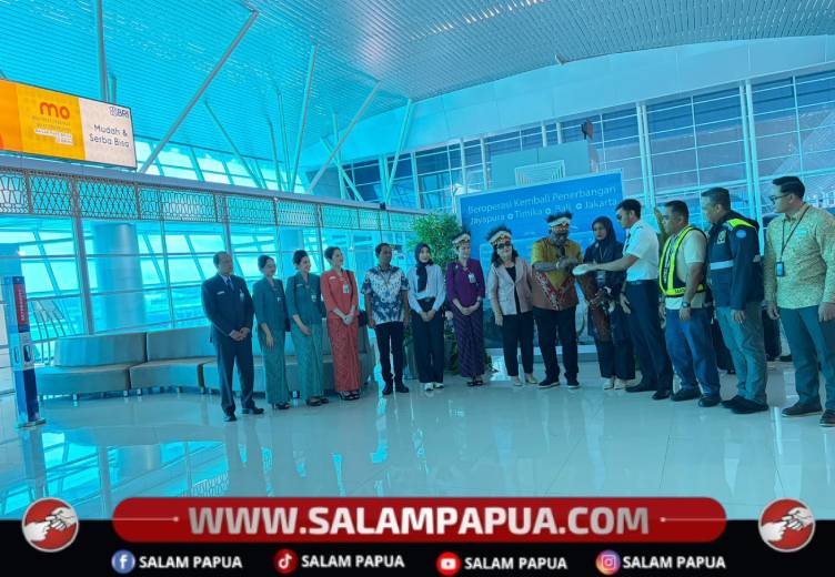 Bupati Mimika Resmikan Kembalinya Penerbangan Garuda Timika�Bali Setelah Vakum 5 Tahun