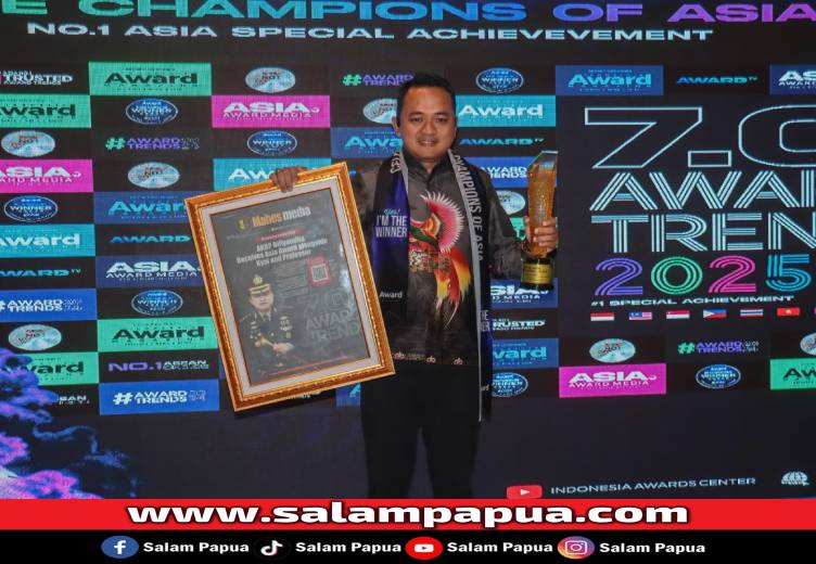 Kapolres Mimika Raih Penghargaan �Indonesia�s Most Visionary Leader 2025�