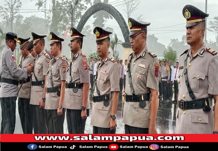Enam Pejabat Polres Mimika Dirotasi, Kasat Intelkam Dan Kasat Lantas Diganti