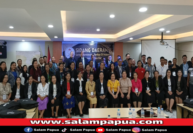 Badan Pekerja Daerah GPSDI Papua-Papua Barat Periode 2024-2028 Resmi Dilantik