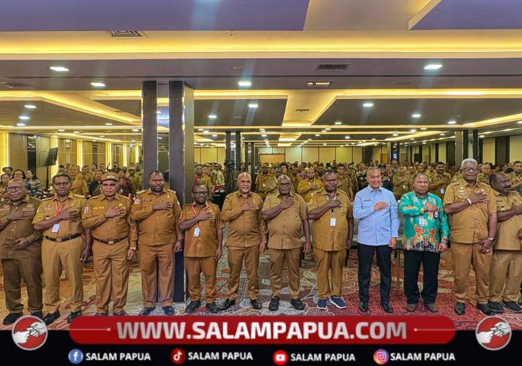 Tutup Rakor Forum Pimpinan Daerah, Meki Nawipa Ajak Satukan Data Riil OAP Demi Papua Sejahtera