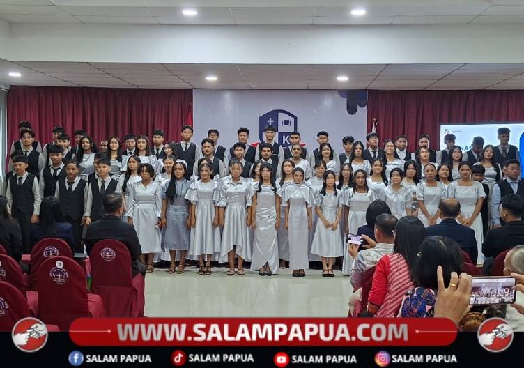 73 Siswa SMP Kalam Kudus Timika Diutus Jadi Terang Di Masa Depan