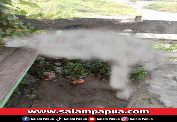 Seorang Pria Ditemukan Meninggal Dunia, Warga Palang Jalan Di Iwaka