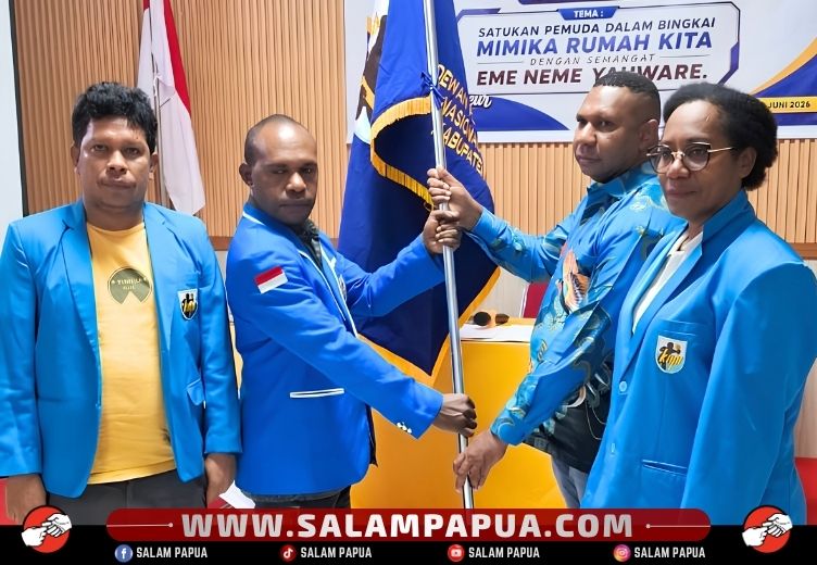 Rafael Taorekeyau Terpilih Sebagai Ketua KNPI Kabupaten Mimika Periode 2026-2029