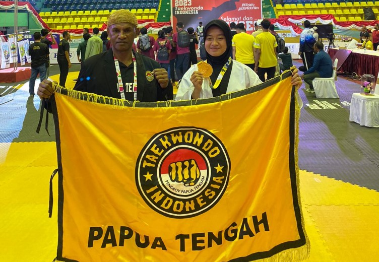 Atlet Taekwondo Asal Kabupaten Mimika Lolos Babak Kualifikasi PON XXI