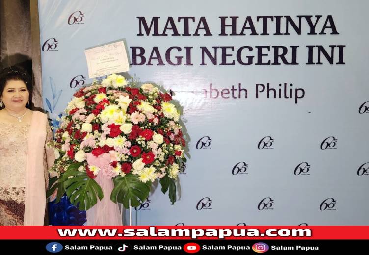 Ibu Elisabeth Philip usai peluncuran Buku Biografinya berjudul "Mata Hatinya Bagi Negeri Ini? di Semarang, Sabtu (30/8/2025) (Dokumen Salampapua.com)