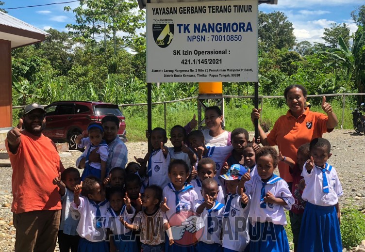 TK Nangmora YGTT  Mimika Raih Akreditasi B