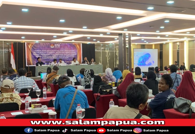 KPU Mimika Berharap PPS Selalu Berkoordinasi Dengan Ketua-Ketua RT