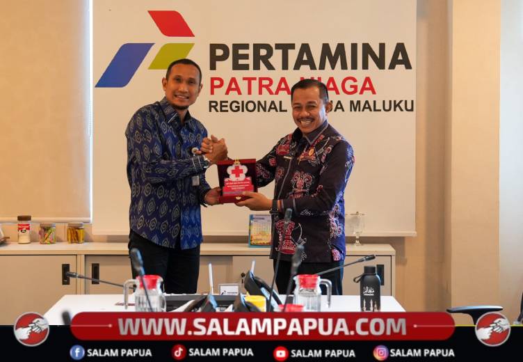 Perkuat Kegiatan Kemanusiaan Dan Sosial, Pertamina Patra Niaga Dan PMI Kota Jayapura Jalin Kerja Sama
