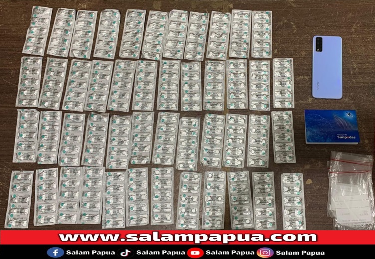 Barang bukti yang diamankan Polisi (salampapua.com/Foto Humas Polres Mimika)