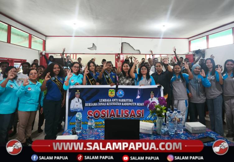 Dinkes Mimika Gandeng LAN Sosialisasikan Bahaya Narkoba Di 20 Sekolah