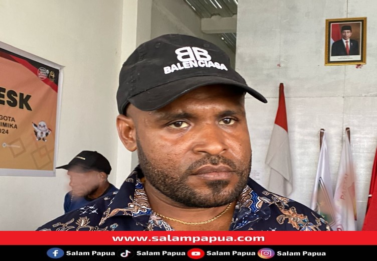 Ketua KPU Mimika Bertemu Bupati Eltinus Omaleng Bahas Pleno Perhitungan Suara Pilpres