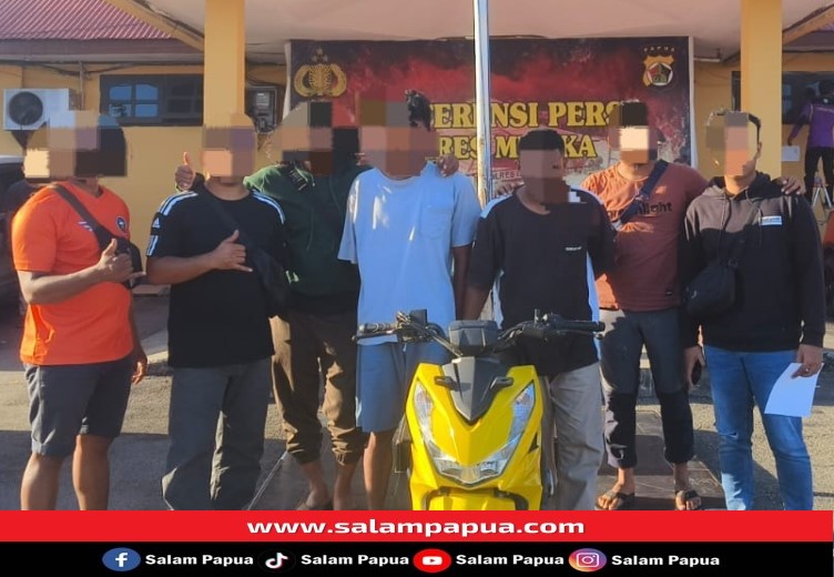 Tim Buser Polres Mimika Tangkap Dua Pelaku Curanmor Dan Pelaku Curas Di Timika