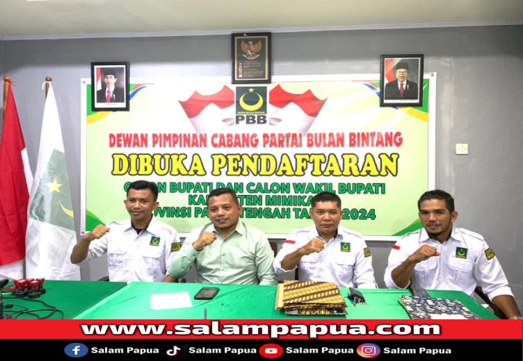 Pendaftaran Balon Pilkada Mimika Ditutup, PBB Lirik Yohanes Rettob Dan Alexander Omaleng