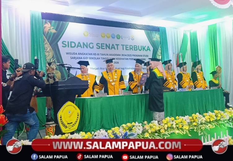 23 Mahasiswa STIKes Persada Nabire Resmi Sandang Gelar Sarjana Gizi