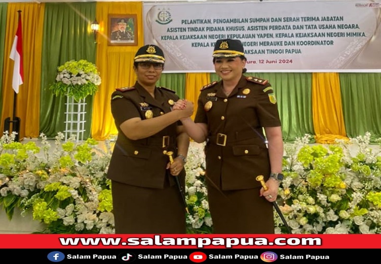 Conny Novita Sahetapy Engel Resmi Jabat Kajari Mimika