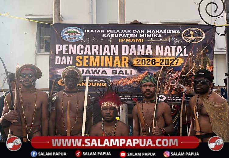 Di Balik Busana Adat, Ada Perjuangan Mahasiswa Mimika Di Tanah Rantau Demi Sukseskan Seminar, Natal, Dan Tahun Baru IPMAMI Se-Jawa Bali 2026–2027