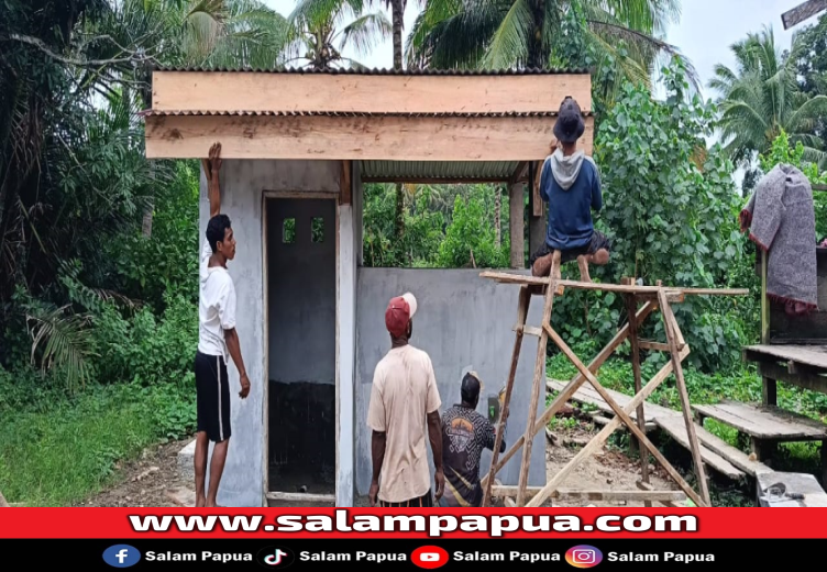 Dana Padat Karya Rp 5 M, Pemdis Mimika Barat Jauh Bangun 50 MCK