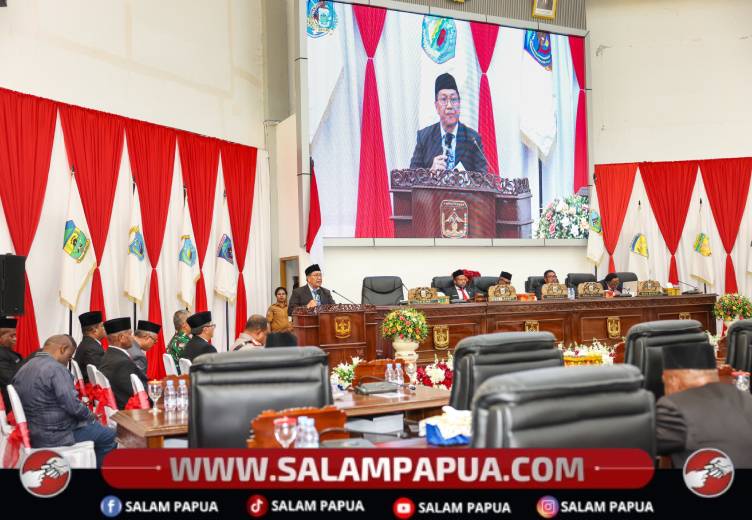 DPR Papua Tengah Sampaikan Rekomendasi LKPJ, Pemprov Komitmen Tindak Lanjuti