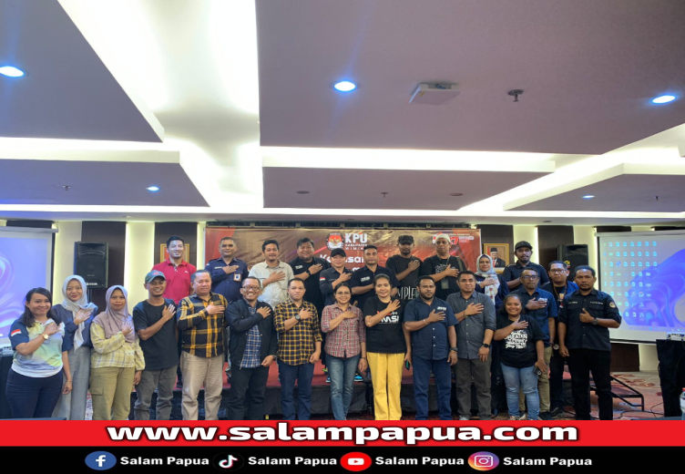 Sukseskan Pilkada 2024 Dengan Pemberitaan, KPU Mimika Teken MoU Bersama Media