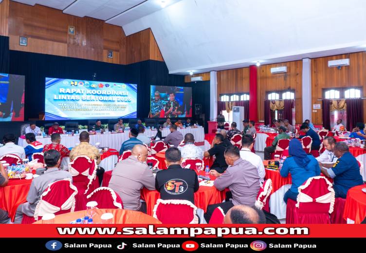 Pemprov Papua Tengah Dan TNI�Polri Perkuat Sinergi Operasi Lilin Noken 2025 Jelang Nataru