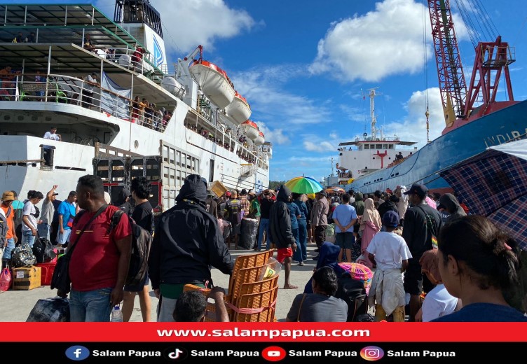 1 April 2024 Puncak Arus Mudik Lebaran, Sejumlah 670 Penumpang Dari Timika